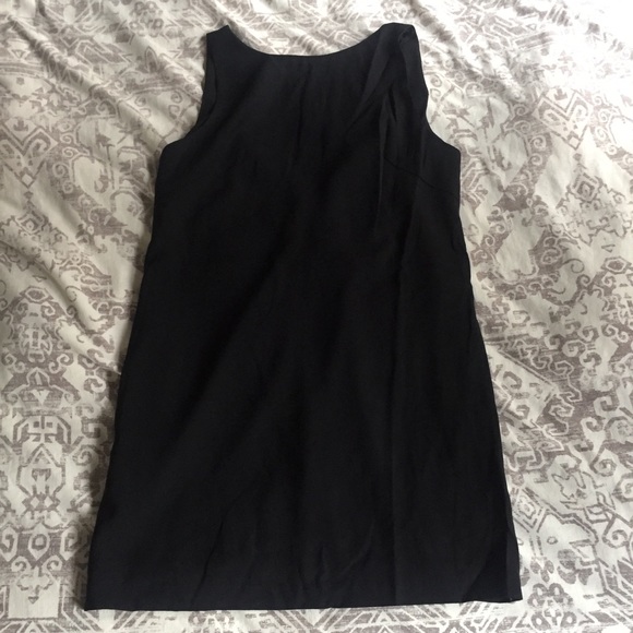NWT FRNCH Black Mini Dress w/ Low Back, Bow Detail - Picture 6 of 7